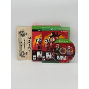 Red Dead Redemption II 2 Special Edition Xbox One Rockstar Games with Map